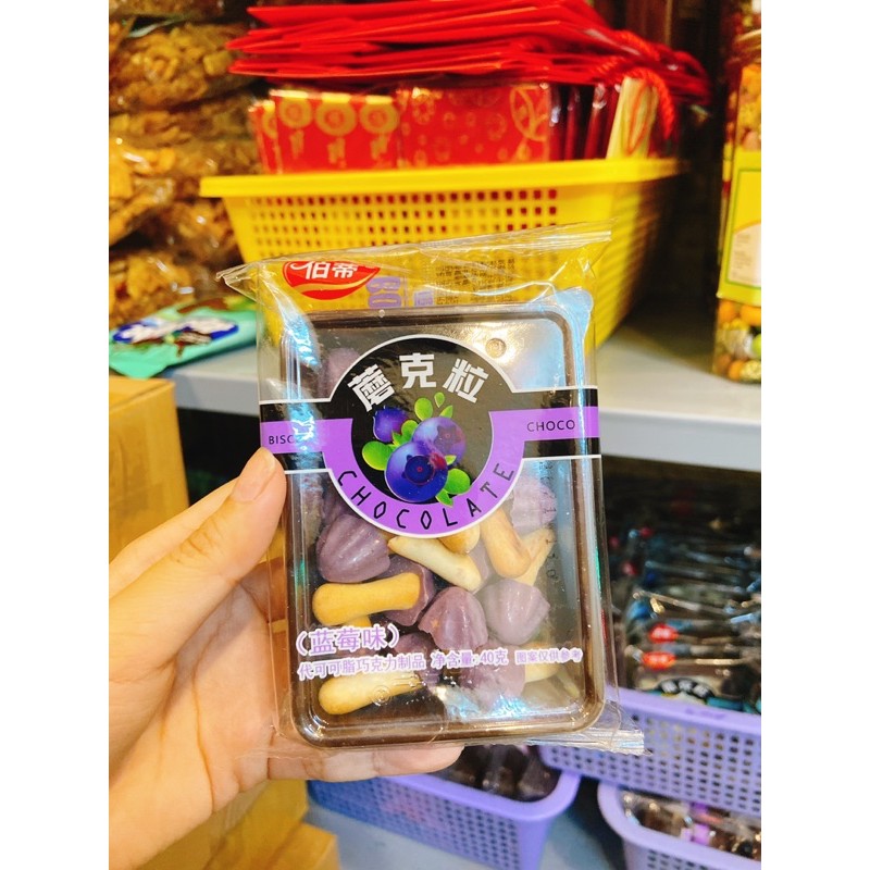 [Mã GROSALEHOT giảm 8% đơn 250K] Bánh nấm khay mini 40gr 5 vị | BigBuy360 - bigbuy360.vn