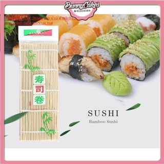Mành tre cuộn cơm rong biển kimbap