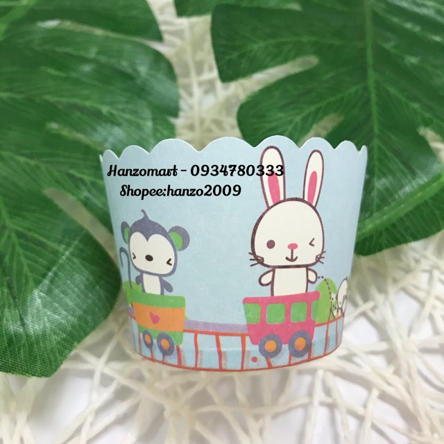 Cup giấy cứng làm bánh cho bé ăn dặm 5cm ( 1 cái)