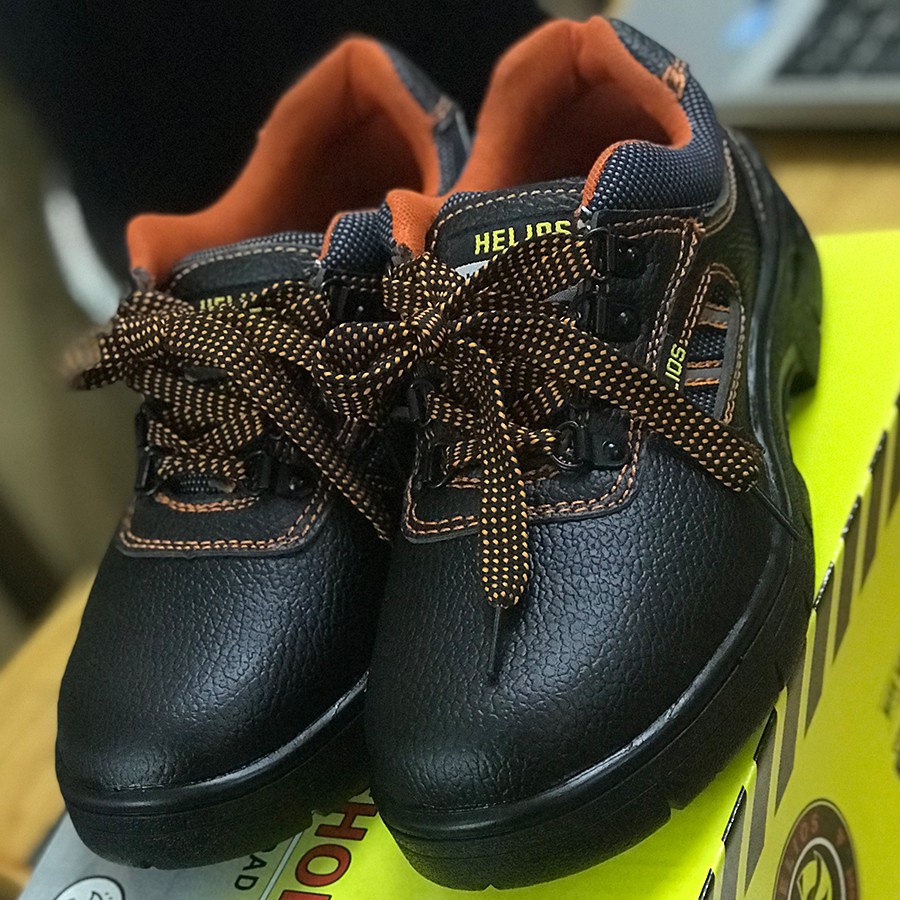 Giày bảo hộ lao động Helios Titan mũi thép, chống đinh, dầu,nước, trơn trượt, siêu bền