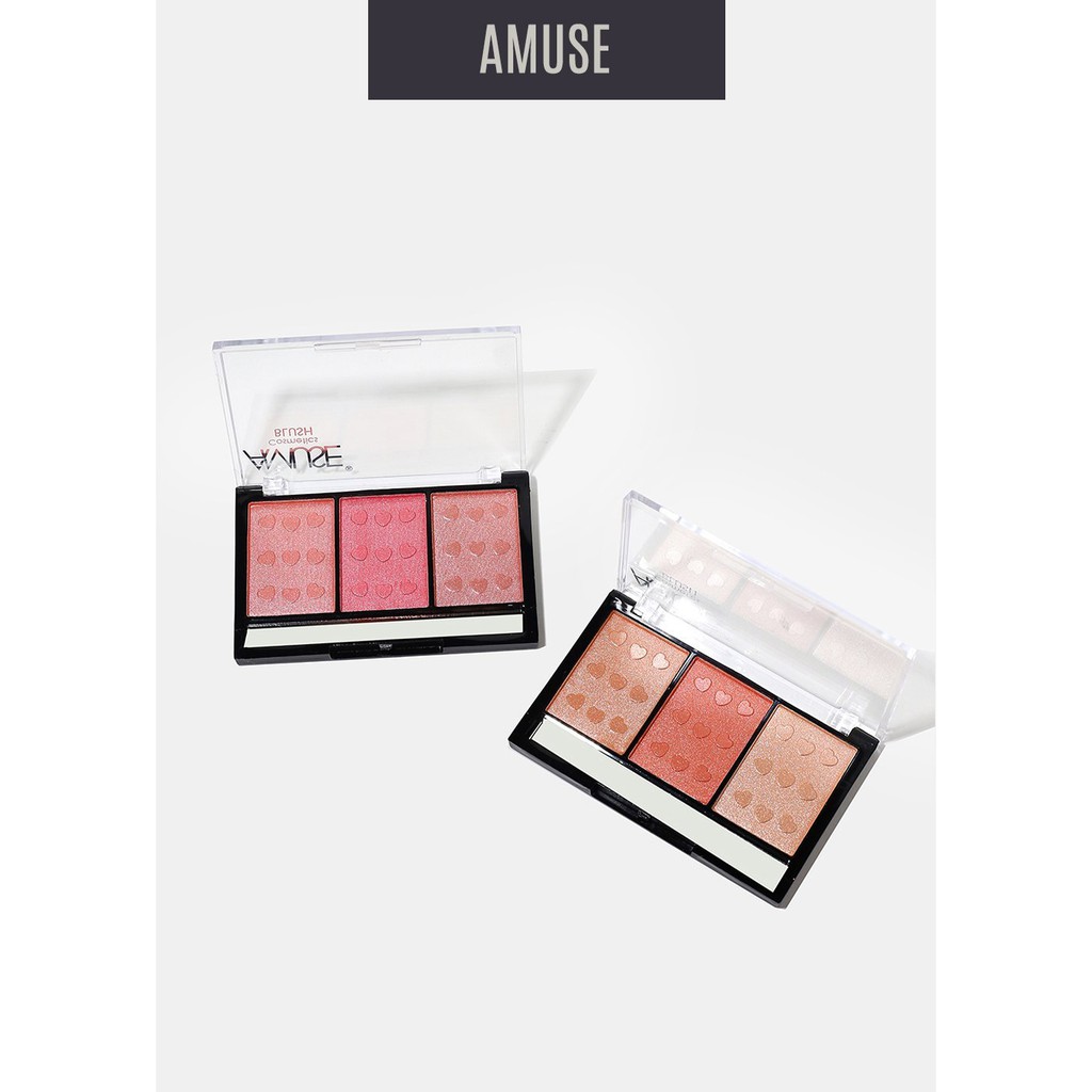 PHẤN MÁ HỒNG NHŨ AMUSE 3 COLOR BLUSH
