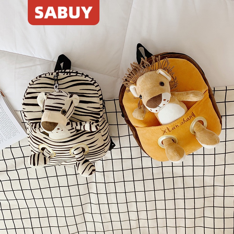 Ba Lô Đi Học Hình Thú Hoạt Hình 3D Dễ Thương Chống Thất Lạc Phong Cách Hàn Quốc Thời Trang Cho Bé Trai Và Bé Gái