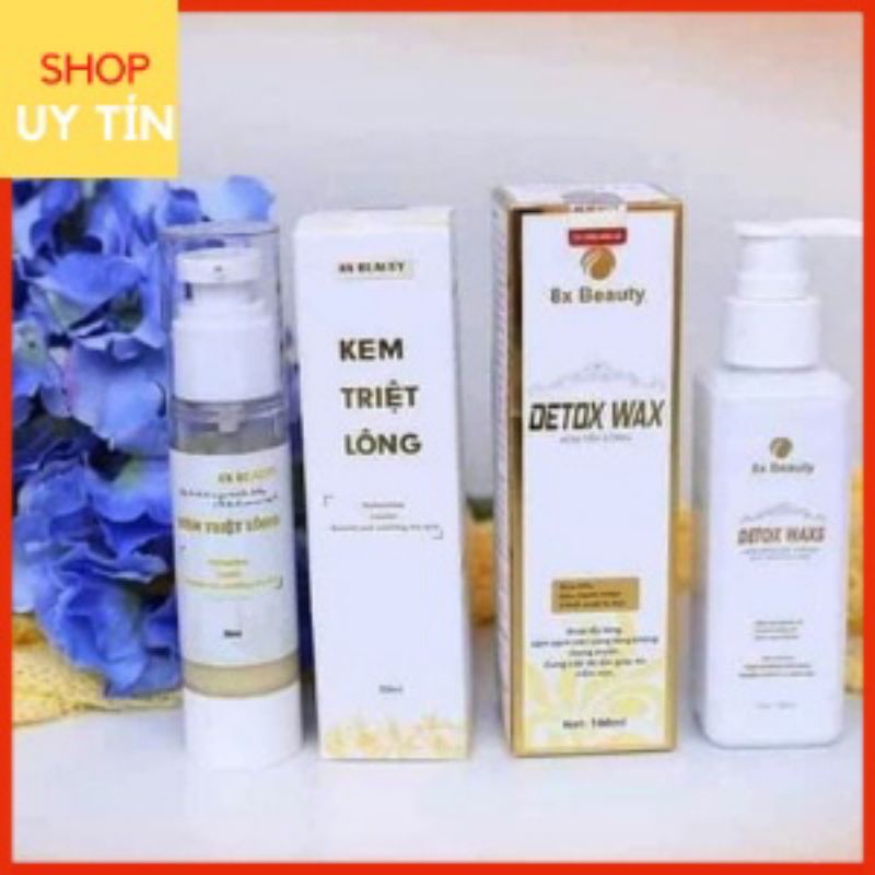 [HÀNG CHÍNH HÃNG]MUA 1KEM TẨY LÔNG TẶNG 1 KEM TRIỆT LÔNG 8X BEAUTY