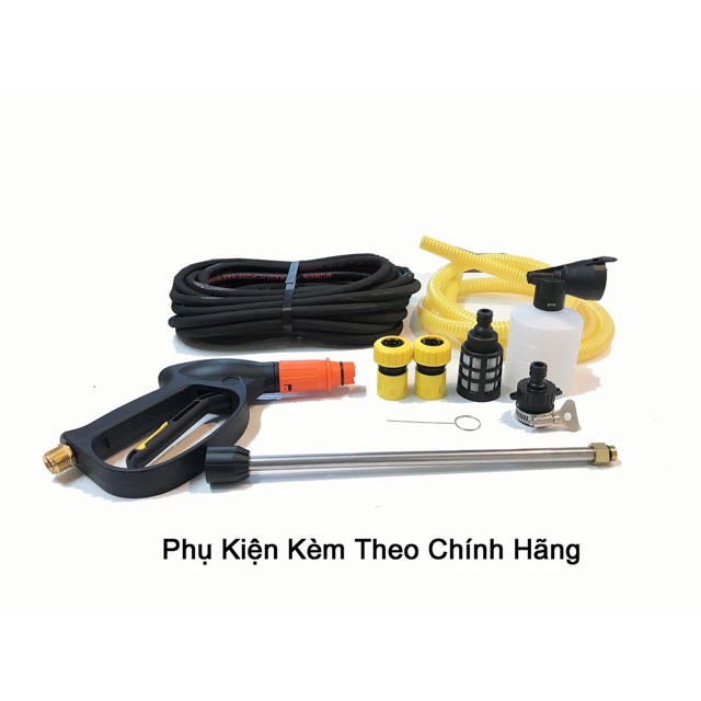 Máy rửa xe áp lực cao đa năng - máy lõi đồng nặng +_18kg ( bảo hành chính hãng 1 đổi 1 trong 24 tháng)