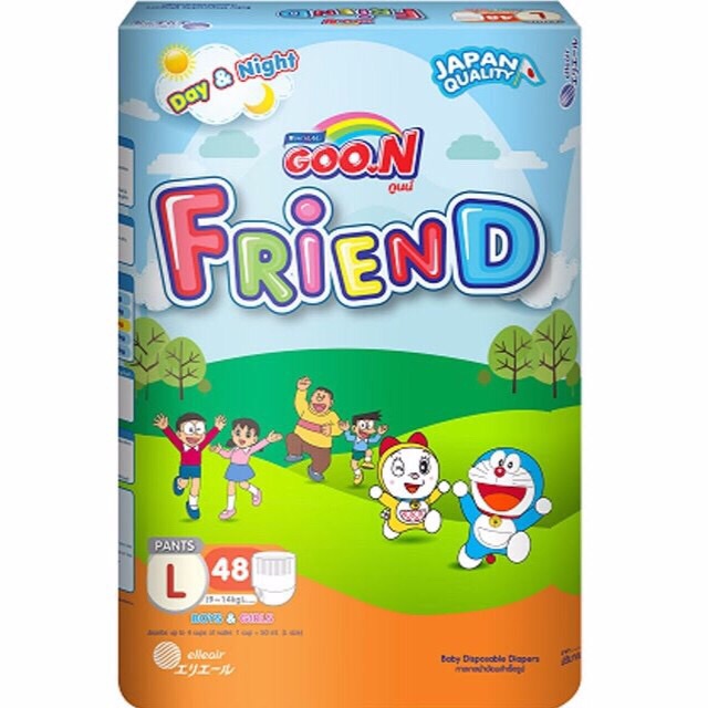 Bỉm Goon Friend quần S62/M58/L48/XL42/XXL34