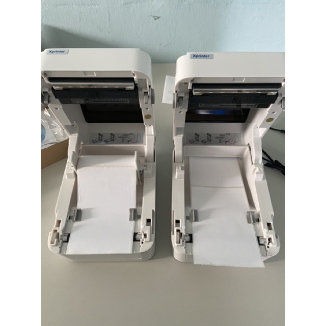 Máy in đơn hàng sàn TMĐT, in mã vạch 3 hàng, giấy dán tự dính Xprinter 420B