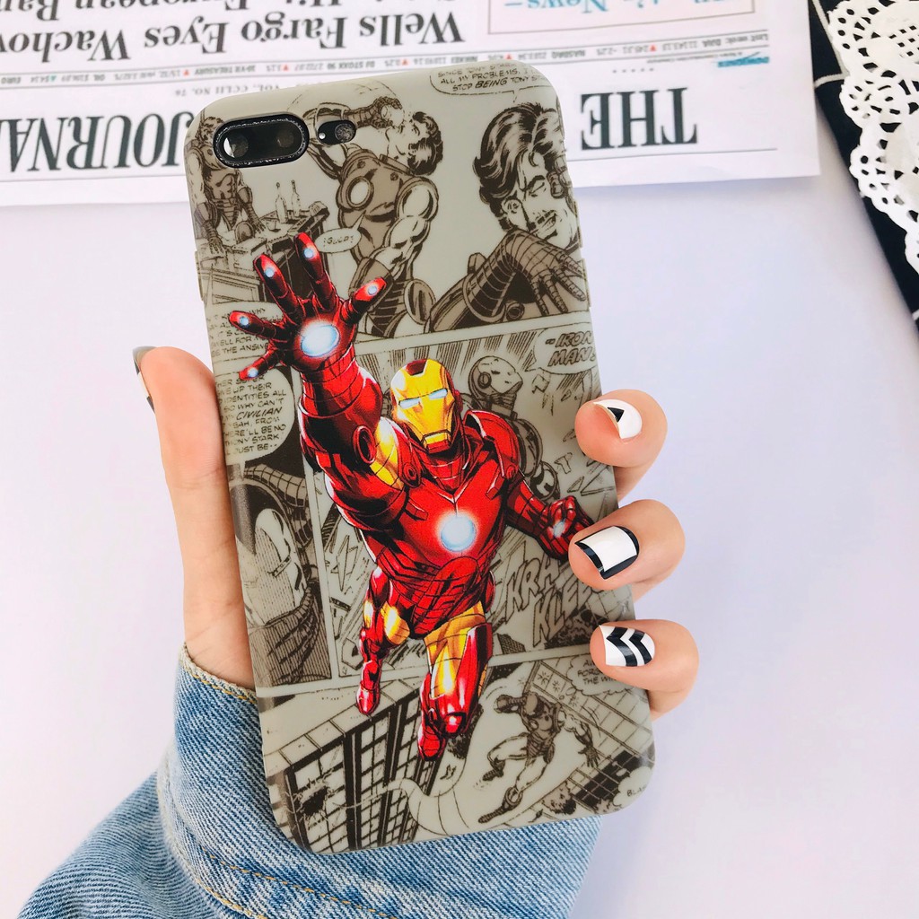 Ốp Lưng Huawei Vivo Silicon dẻo bảo vệ máy tốt Comic Marvel - S229