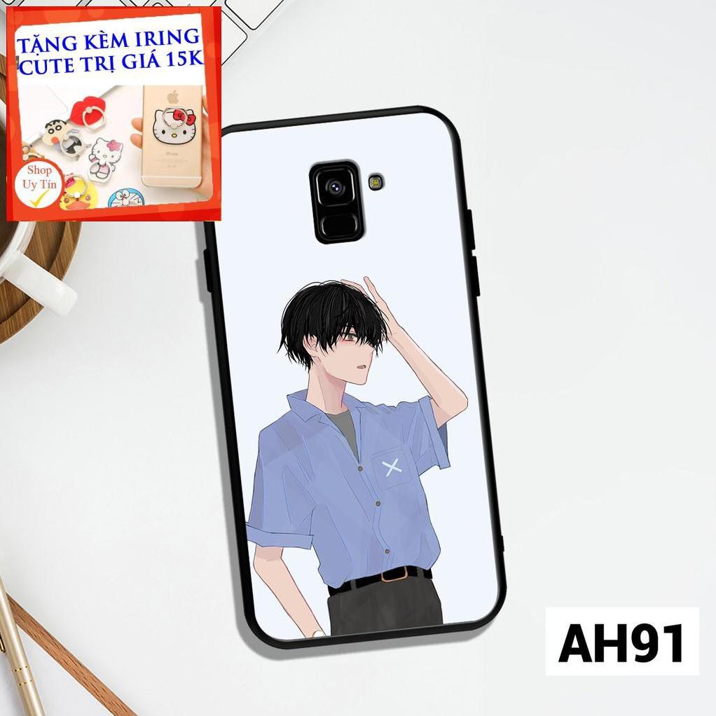 <KHUYỄN MẠI SIÊU HOT> Ốp lưng Samsung Galaxy A6 2018 - A6 Plus - A8 2018 - A8 Plus in hình chibi thần tượng BTS .