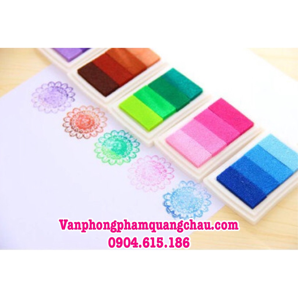 Mực vân tay 4 màu theo tone - 01 hộp