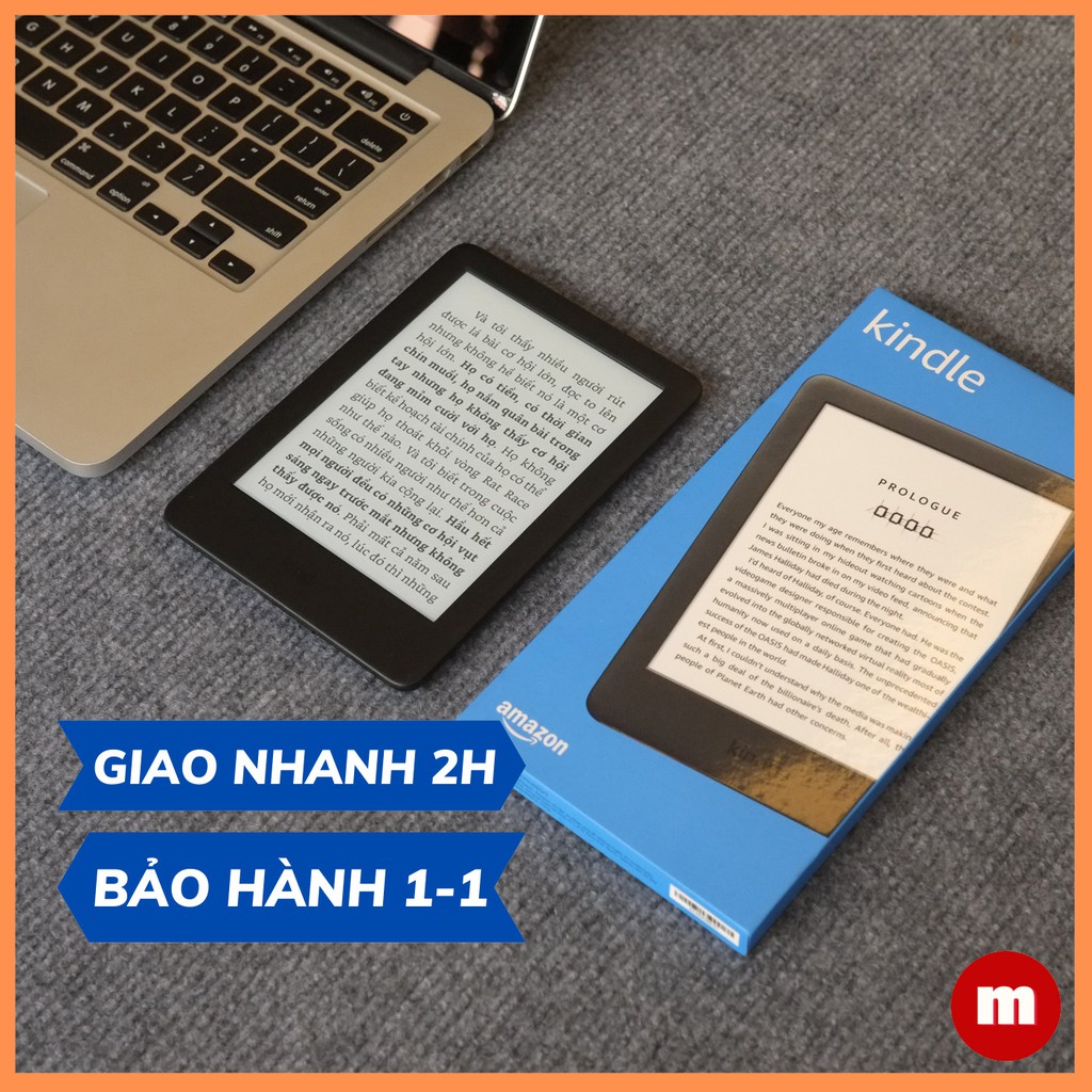 Máy đọc sách All New Kindle - Thế hệ 10, có ĐÈN NỀN hỗ trợ đọc tối - tên gói khác Kindle Basic - maydocsach.vn