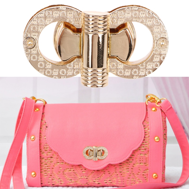 Khóa Kim Loại Dạng Xoắn DIY Dành Cho Túi Xách Đeo Vai