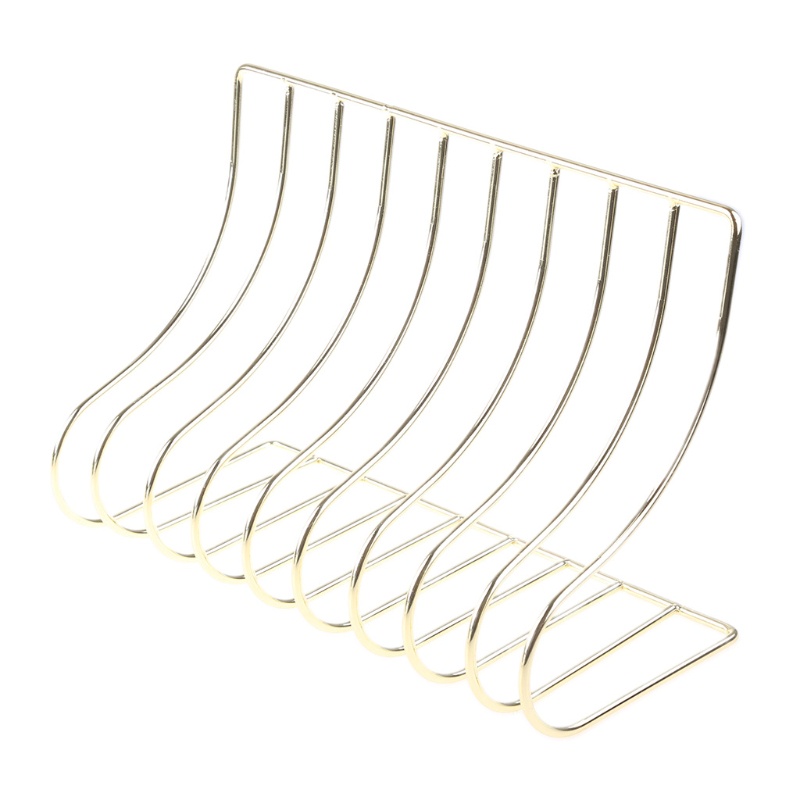 Giá Đỡ Sách/Tài Liệu 10 Ngăn Bằng Sắt Phong Cách Bắc Âu