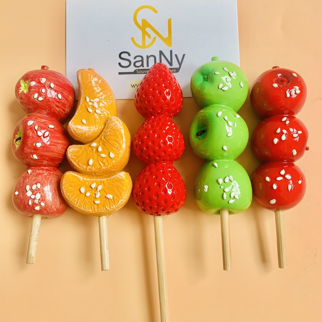 Nam châm tủ lạnh hình xiêng que trái cây