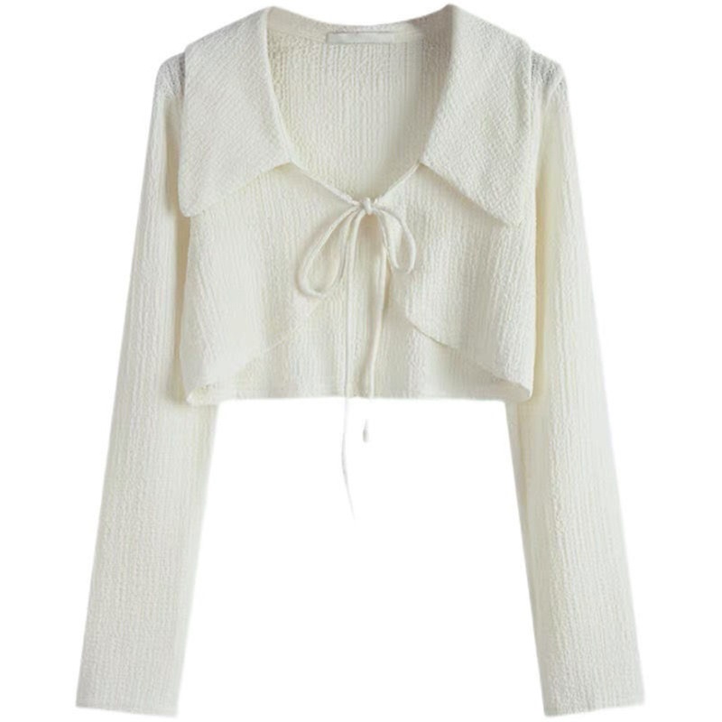 Áo Khoác Cardigan Dài Tay Chống Nắng Phong Cách Ngọt Ngào Dễ Thương Cho Nữ