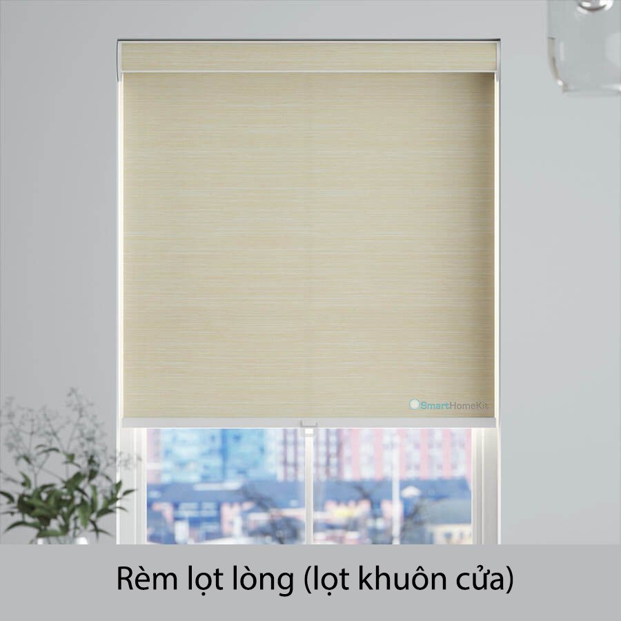 Vải rèm cuốn dùng cho động cơ Aqara/Tuya Full phụ kiện - Chống UV, cản nắng, không thấm nước