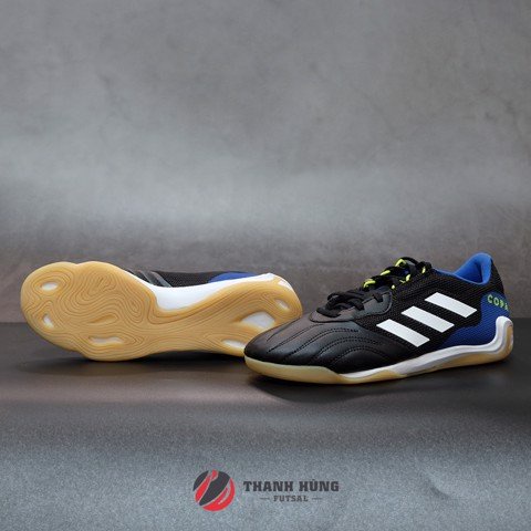 GIÀY ĐÁ BÓNG CHÍNH HÃNG ADIDAS COPA SENSE.3 SALA IN - FW6521 - XANH/ĐEN