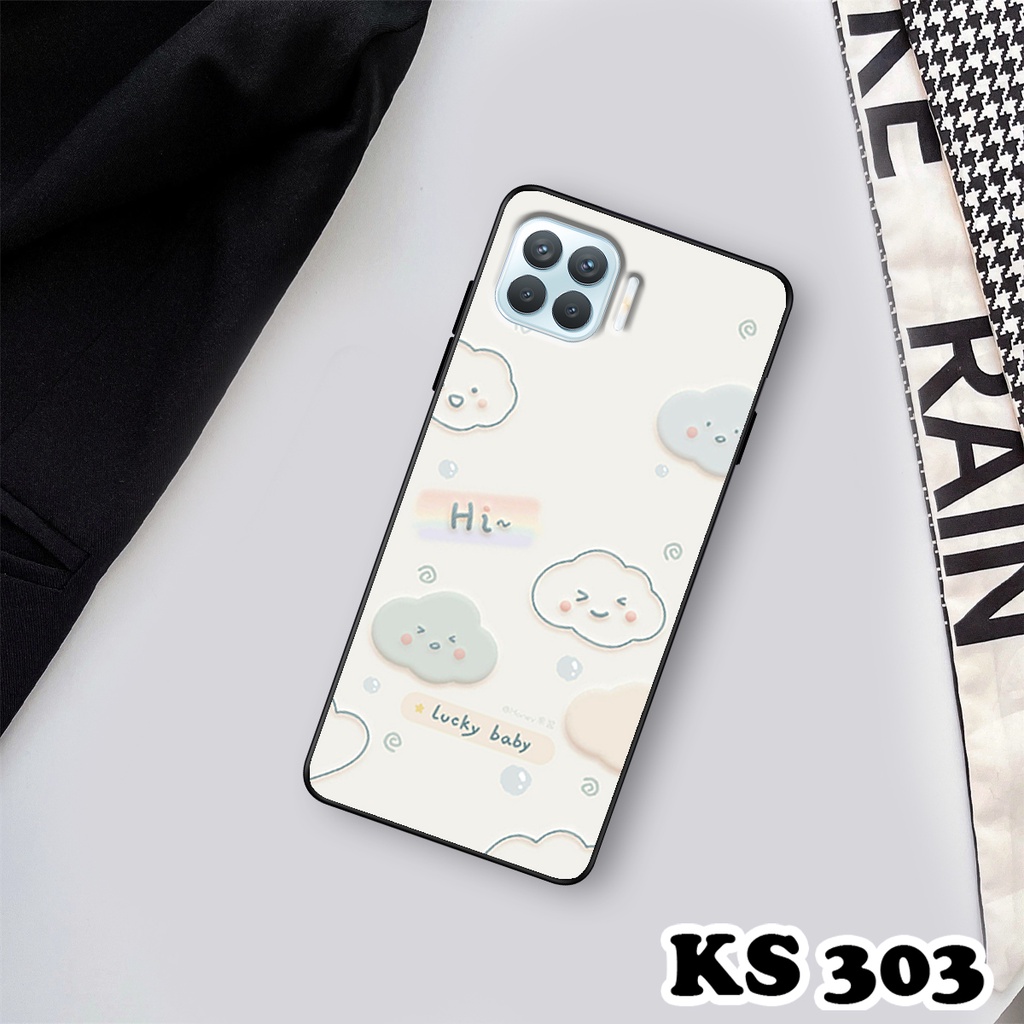 Ốp lưng Oppo A93 - Oppo A73 - Ốp in hình Gấu&amp;Thỏ siêu xinh - Lưng nhám viền TPU