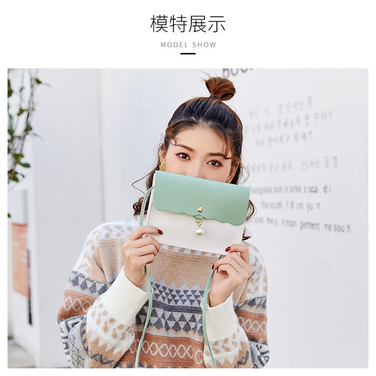 Túi đeo chéo nhỏ dành cho nữ có đính hạt châu S4 T138