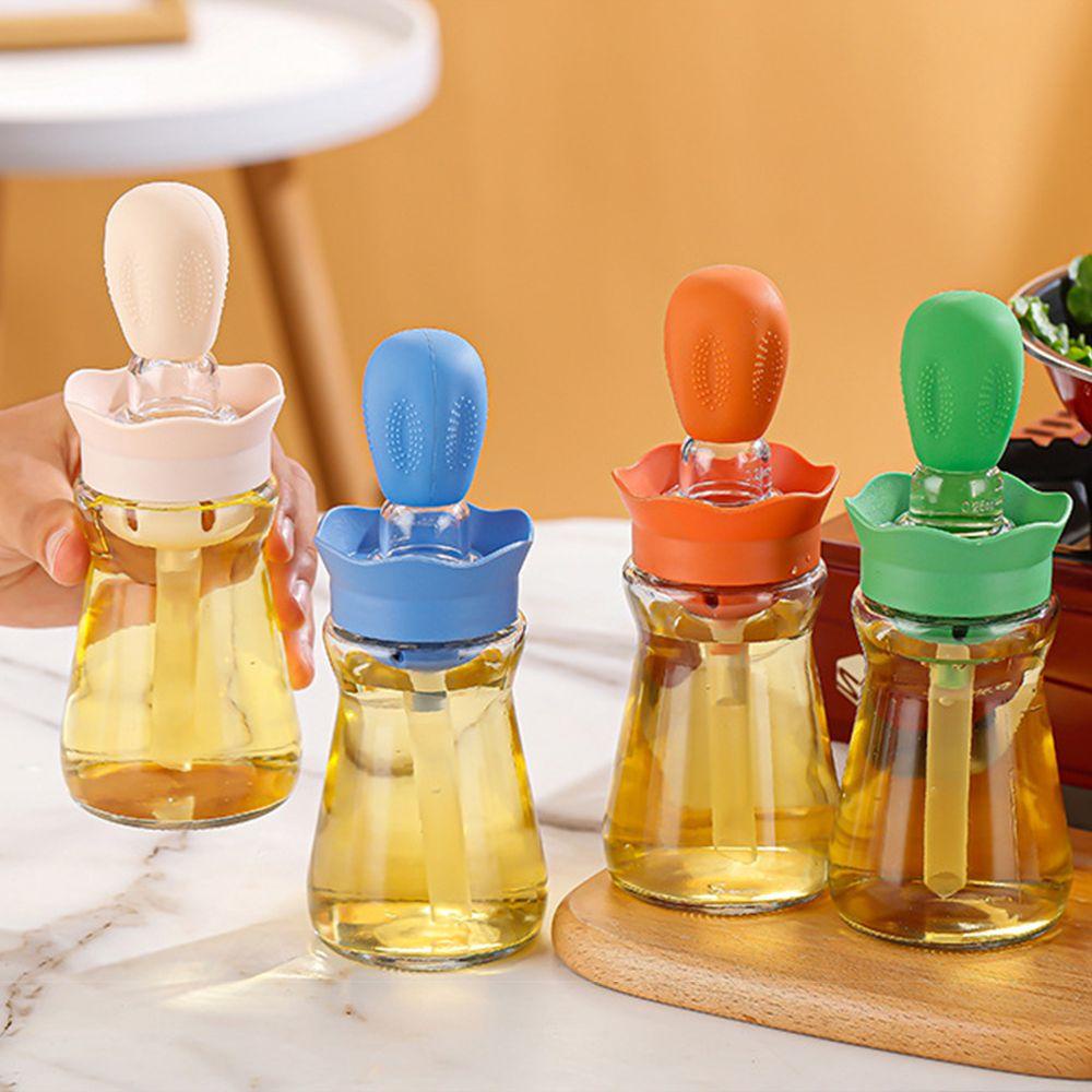 Chai Đựng Dầu Có Cọ Quét Bằng Silicone Tiện Lợi Dành Cho Nướng Thịt / Nướng Bánh