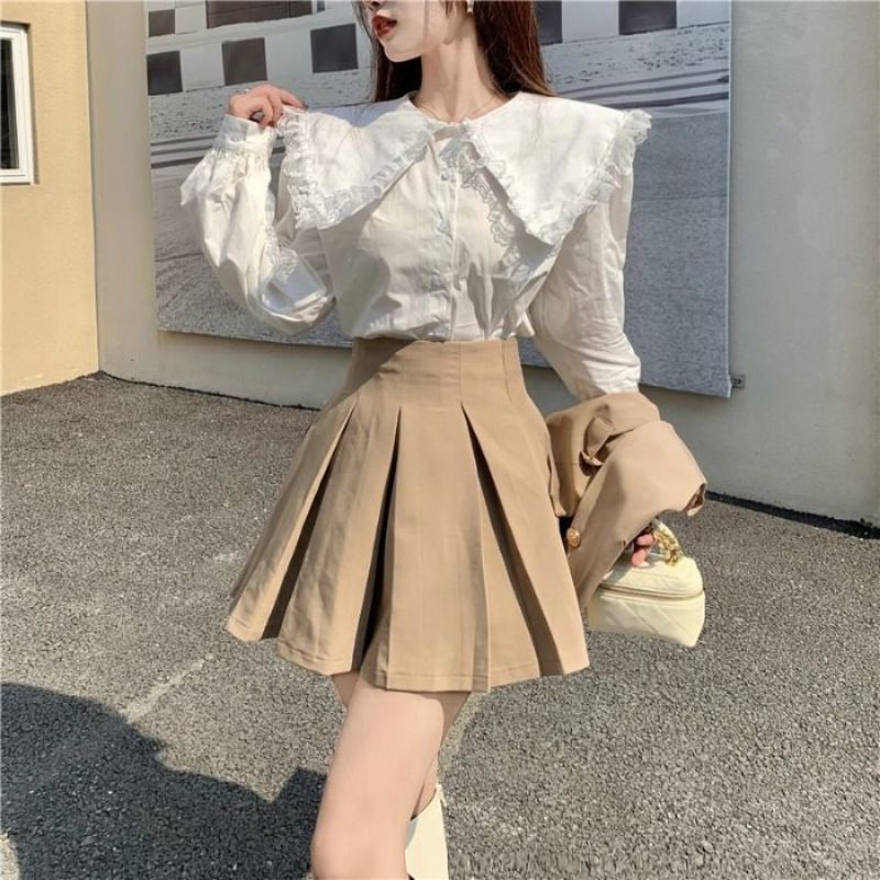 HÀNG ĐẶT TRƯỚC 🎊 set váy sơmi 3 món