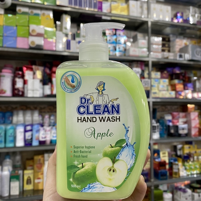 Nước rửa tay Dr. Clean hương Táo chai 500ml