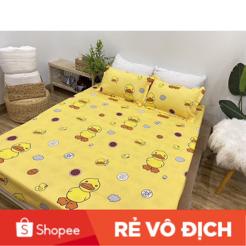 Bộ ga gối cotton poly Maibedding 💖 1m6/1m8/2m 💖 đa dạng mẫu mã màu sắc miễn phí bo chun drap ga giường