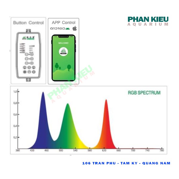 Đèn thủy sinh WEEK Aqua M series 60-120CM