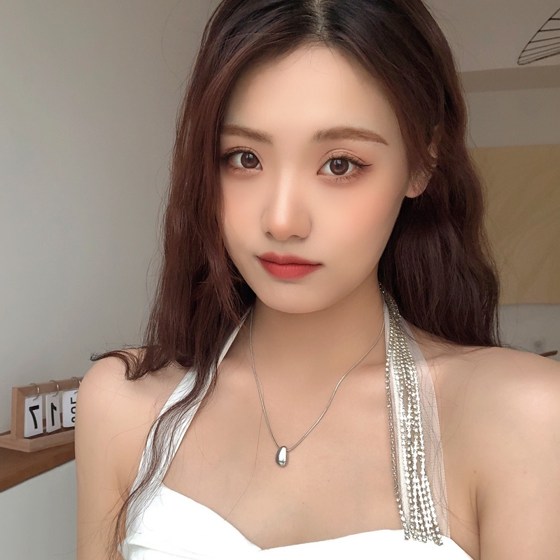 Vòng cổ Mặt Hình Học Đơn Giản Phong Cách Retro Thời Trang