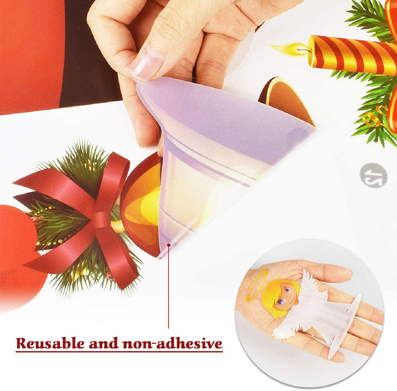 Miếng Dán Trang Trí Giáng Sinh Dễ Thương