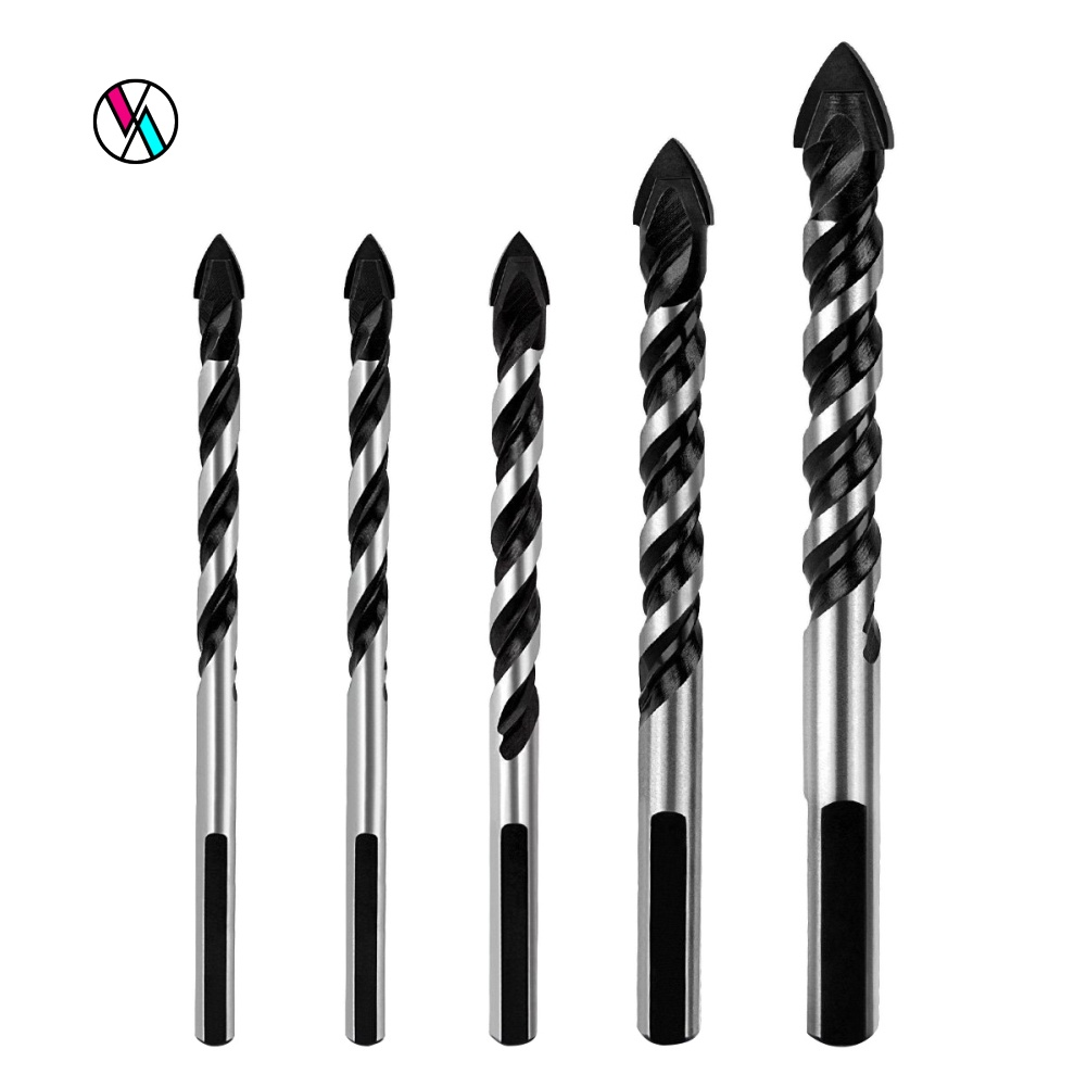 Bộ 5 cái mũi khoan đồ thủy tinh gỗ bê tông nhựa gạch bền bỉ