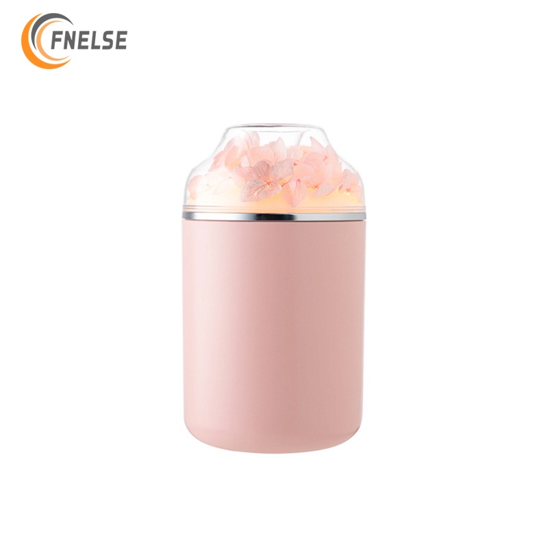 Máy phun sương tạo ẩm không khí Fnelse 280ml tích hợp đèn led hình bông hoa chất lượng cao