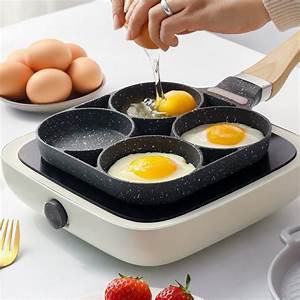 Chảo Đá Chống Dính Chia 4 ô Chiên Rán Nhiều Món