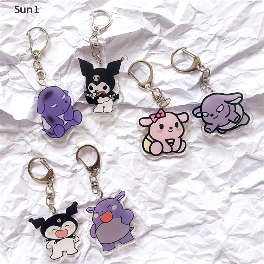 Sun1 &gt; Móc Khóa Hình Sanrio Hello Kitty Kuromi My Melody Dễ Thương Cho Bé