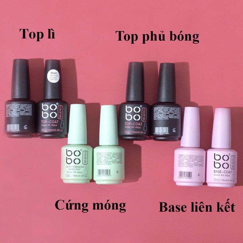 Base top Bobo chính hãng chuyên dụng cho dân làm móng