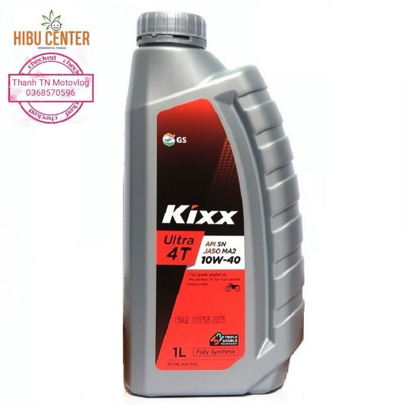 12 chai nhớt Kixx Ultra 10w40