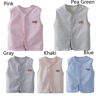 Áo khoác cộc tay chất liệu cotton mềm mại thoải mái cho bé
