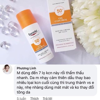 Kem chống nắng 𝐄𝐔𝐂𝐄𝐑𝐈𝐍 𝐎𝐢𝐥 𝐂𝐨𝐧𝐭𝐫𝐨𝐥