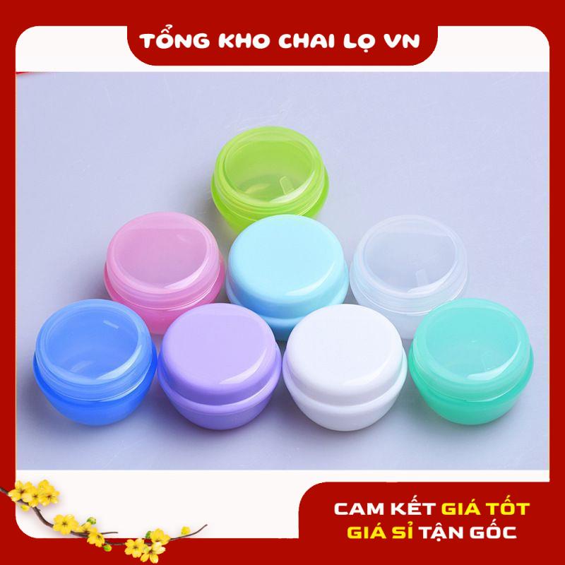 Hủ Đựng Kem ❤ SIÊU RẺ ❤ Hũ nhựa đựng kem Face 20g , Hũ Nấm chiết mỹ phẩm , phụ kiện du lịch