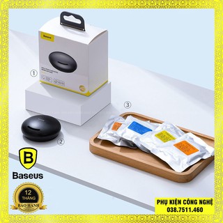 Bộ khuếch tán kèm nước hoa khô dùng cho xe hơi Baseus Smile Vehicle Mounted Aroma Diffuser ( Kèm 4 túi nước hoa khô )