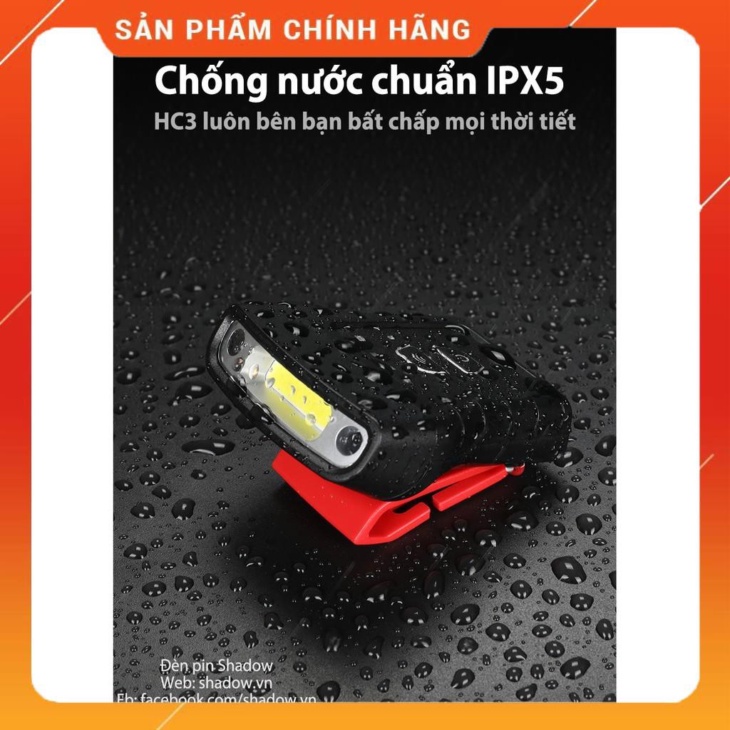 [BẢN MỚI NHẤT] [HÀNG NHẬP KHẨU] KLARUS HC3 - Đèn pin và đèn sạc đội đầu đeo đầu cảm biến chuyển động mini 100lm pin sạc