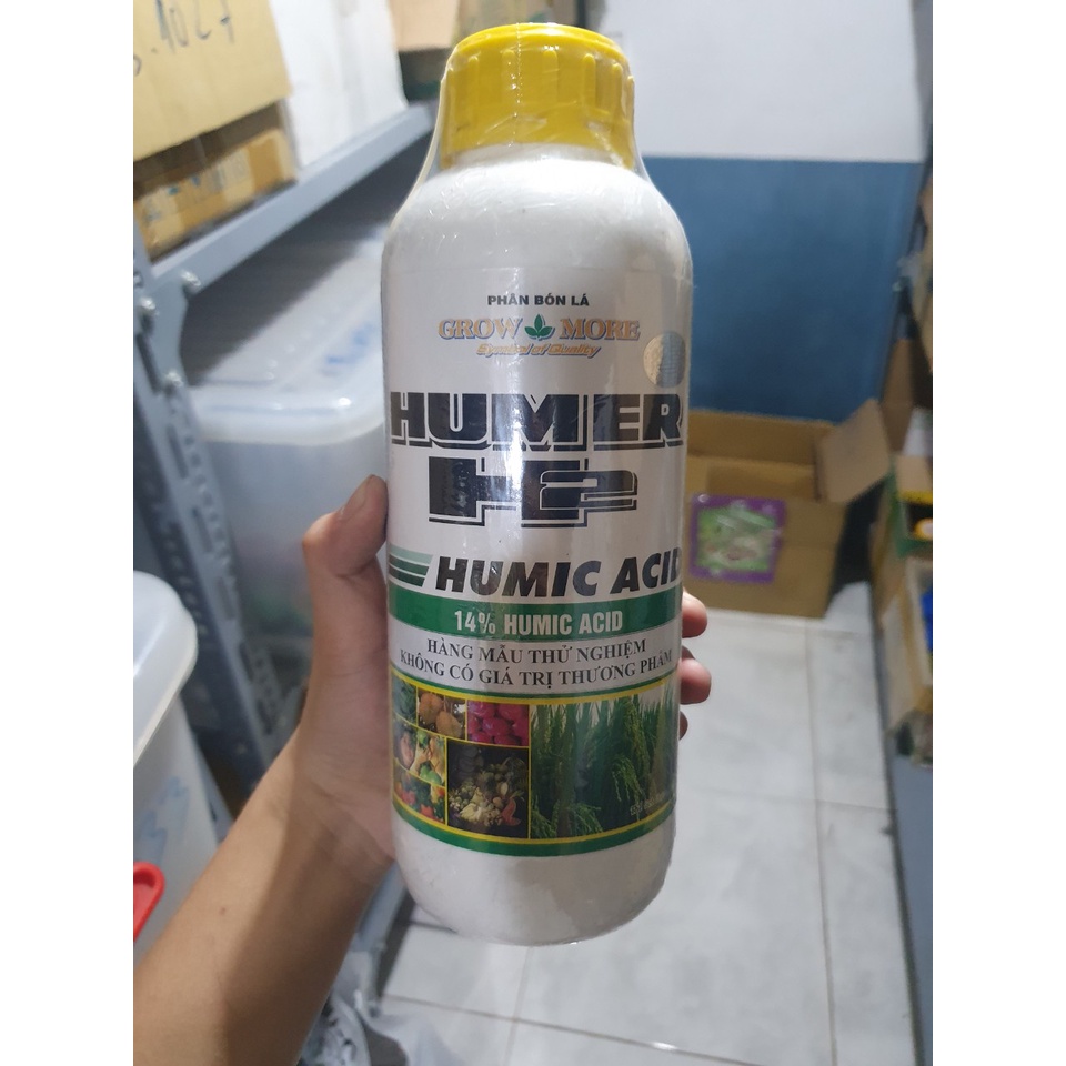 Phân bón lá Acid HUMIC 14% hãng Growmore Mỹ 1 lít