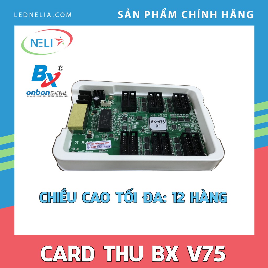 [Chính Hãng]Card thu tín hiệu BX V75 (E) làm biển led full color online, offline.
