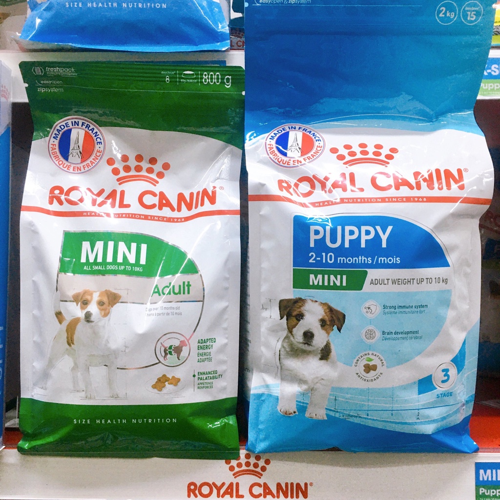 Hạt khô Royal Canin Mini Puppy / Mini Adult cho các giống chó dưới 10kg