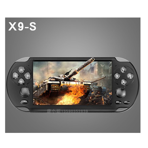 Máy chơi game X9-S- 2020, màn hình 5.1inch chơi game PS1 và 10 hệ máy, chép sẵn hơn 10.000 game - X9-S