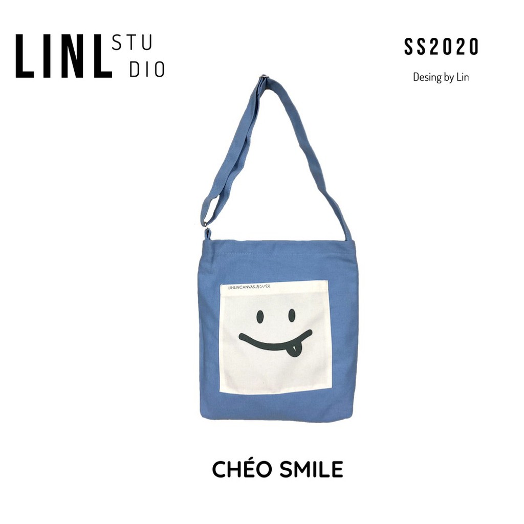 [Mã WABRBAGS giảm 20K đơn 99K] LINLINCANVAS - Chéo smile