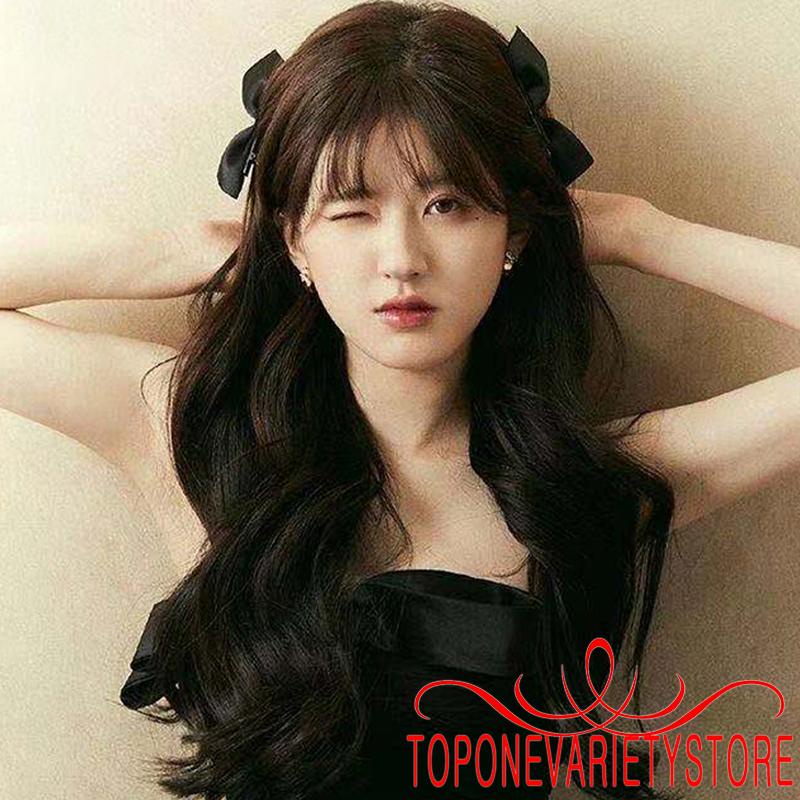 Kẹp tóc nơ nhỏ màu trơn chống trượt phong cách vintage cho nữ