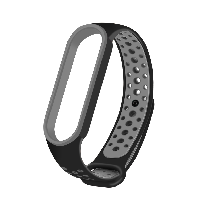 Dây đeo Silicon mềm cho đồng hồ thông minh Xiaomi Mi Band 5 MiBand5 6 thời trang