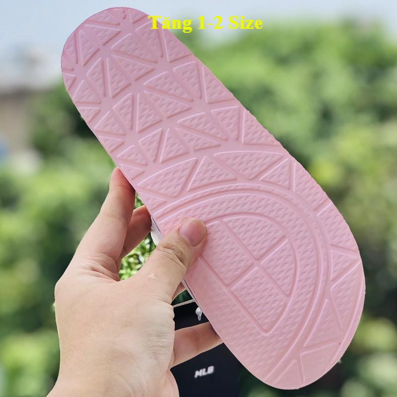 Dép unisex 𝐌𝐋𝐁 ❤️FREESHIP + Hộp❤️ dép mlb ny bóng chày quai ngang thể thao nam nữ Thêu NY nỗi chất xịn, kèm tag mac