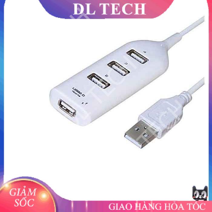 Bộ chia USB HUB 4 port USB 2.0 giá rẻ mẫu 1 DL TECH