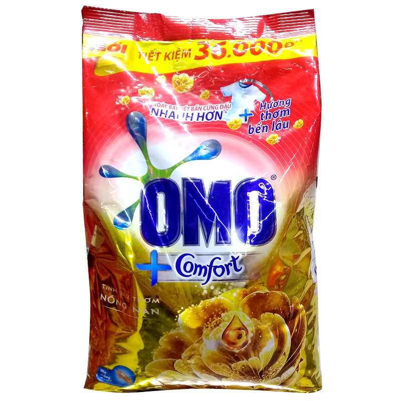 [HCM](MỚI) Bột giặt Omo Comfort -tinh dầu thơm nồng nàn 2.7kg